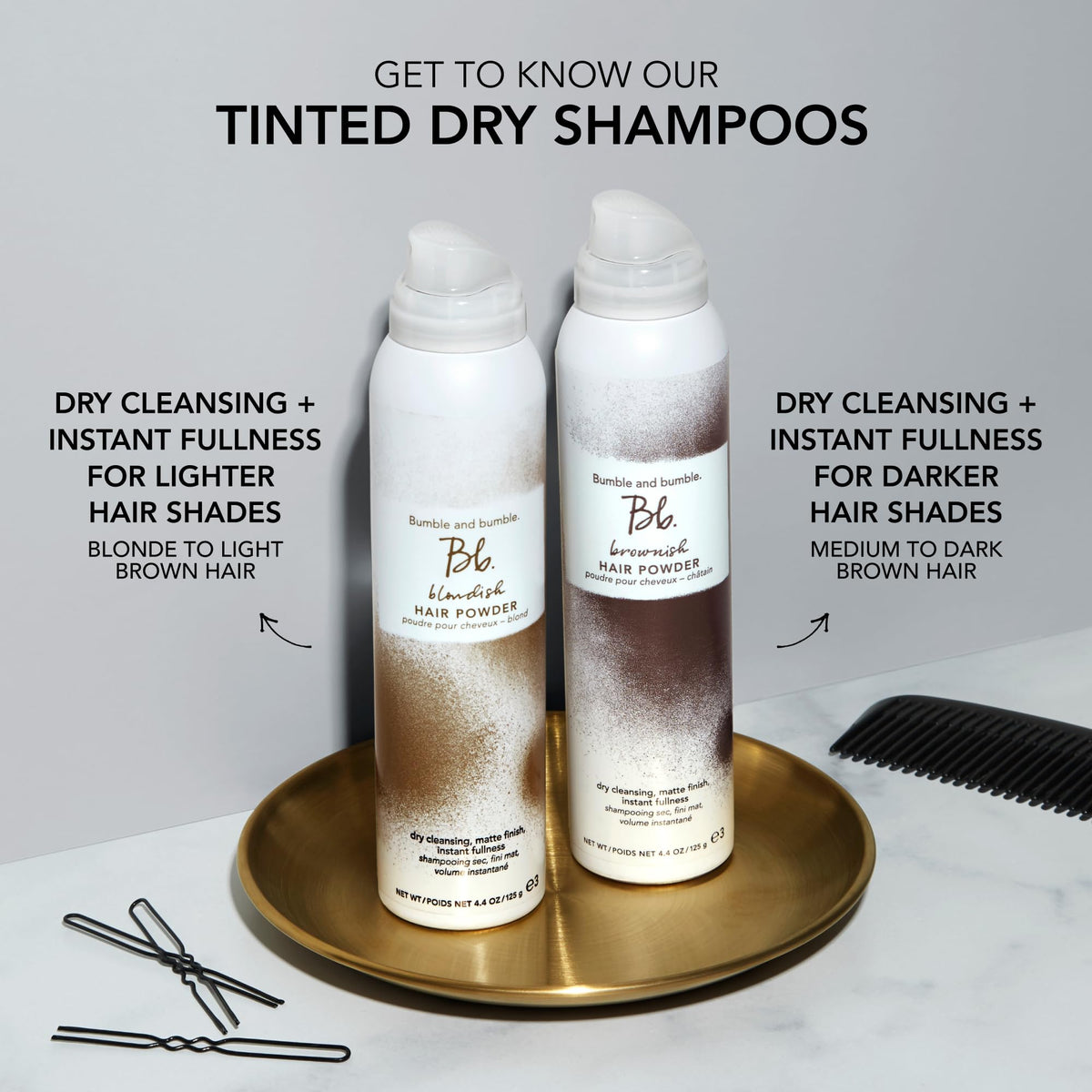 Bumble and bumble. Blondish Tinted Dry Shampoo | Dry Shampoo Adds Volume and Root Coverage | Blonde Tint, 4.4 Ounce