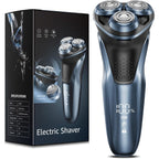 Electric Razor for Men Cordless: Wet or Dry Rotary Shaver for Men for Travel - USB Fast Charging, Sensitive Skin Care, Pop-up Trimmer, Gifts Slate Gray