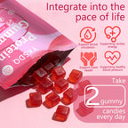 Protein Gummies for Women & Men, 20g Protein per Serving, Zero Sugar, Vegan, Supports Hair Skin Nails Health with Collagen, Energy Boosting Supplement, Mixed Berries Flavor, 60 Gummies (1) (1)