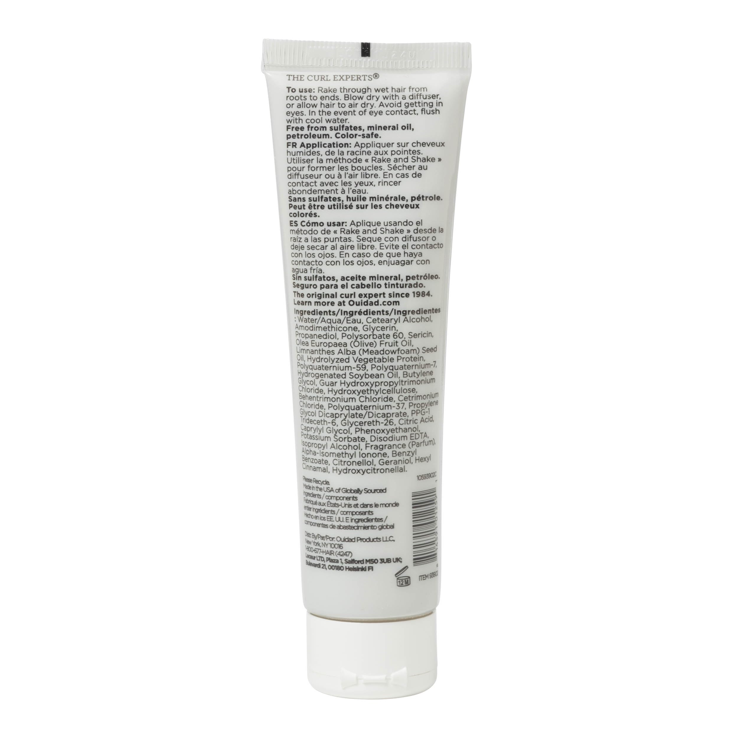 Ouidad Advanced Climate Control Featherlight Curls Styling Cream, Soft Hold | Frizz-Free Hair with Anti-Frizz Nano Technology, Flexible Curl Cream for Curly Hair, Locks Out Humidity, For All Curl Types