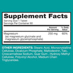 Qunol Ultra Magnesium Glycinate Complex 250mg, Vegetarian, Gluten-Free 60ct | Superior-Absorption One Pill Dose; Support Nerve, Bone & Muscle Health, Cognitive Performance, Healthy Stress Response