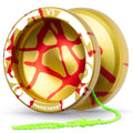 Buy now MAGICYOYO V3 Yoyo for Kids 8-12 or Above, Responsive Yoyo Professional with Dual Function, Professional Trick Yo yo for Adults with 12 Yo-yo Strings, KK Bearing, Bearing Puller, Axle,Case Bag -Black V3 Red Golden Splash at indiglob india