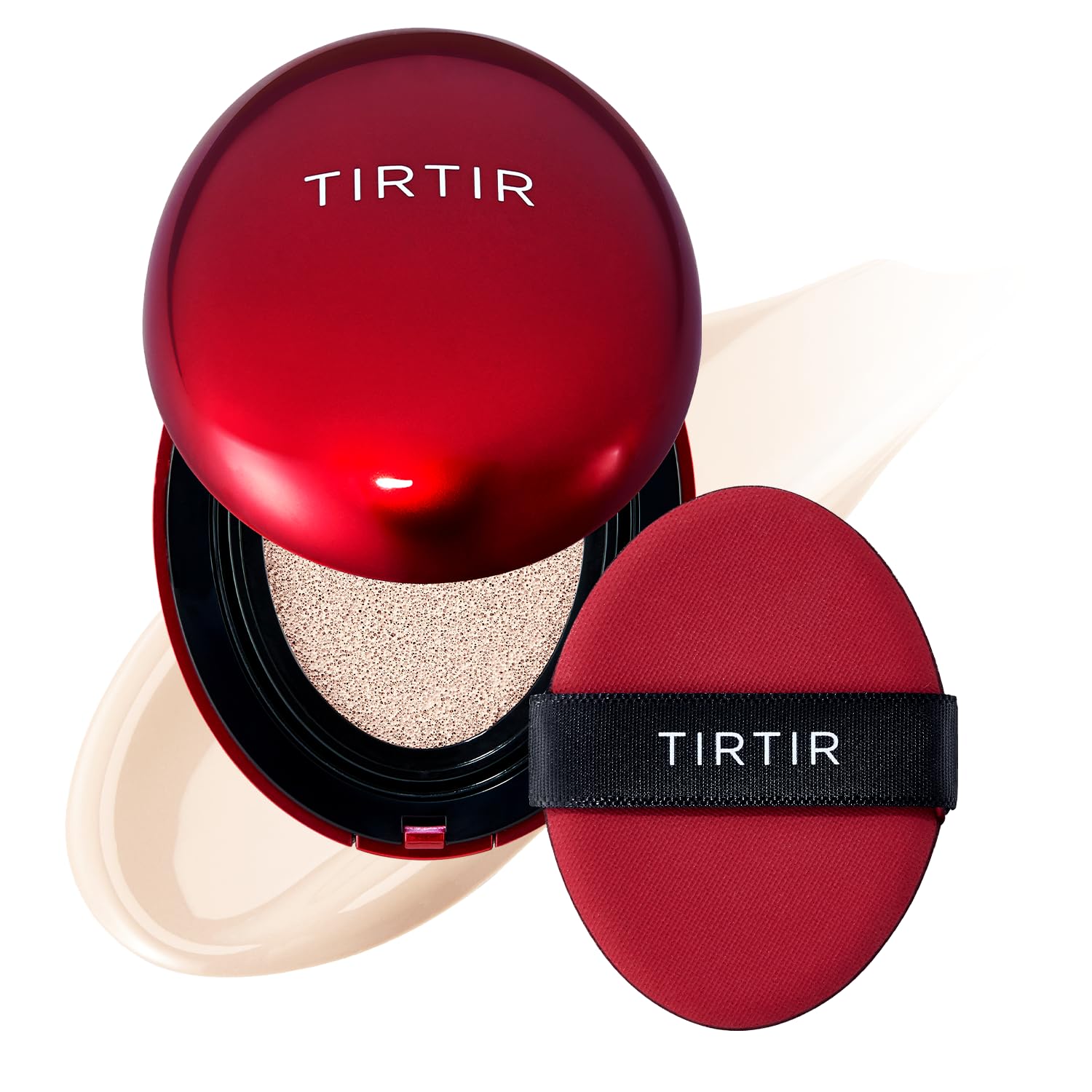 Buy now TIRTIR Mask Fit Red Cushion Foundation | Full coverage, Weightless, Skin fit, Satin Glow Finish, Korean Makeup BB Foundation, beauty, Tattoo cover up, Buildable (#21N Ivory, 0.63 Fl Oz) 10C Shell 0.15 Fl Oz (Pack of 1) at indiglob india