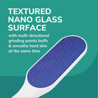 Buy now Dr. Scholl's Hard Skin Remover Nano Glass Foot File - Foot Callus Remover, Durable Foot Scrubber, Dead Skin Remover, Hygienic Pedicure Tool, Long Lasting Foot Buffer, Soft Smooth Feet at indiglob india