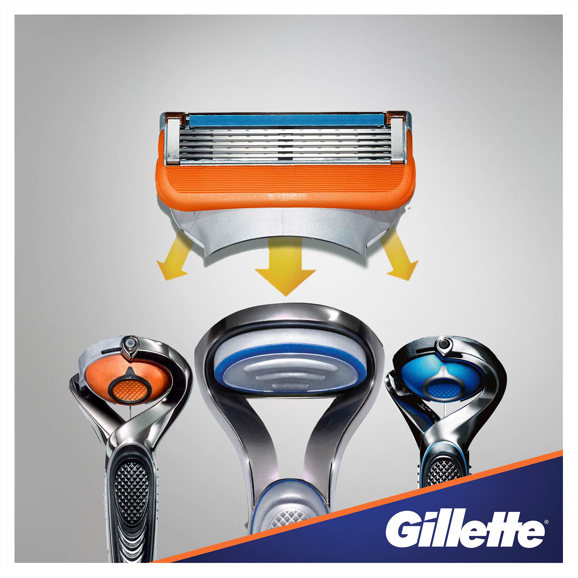Buy now Gillette Fusion5 Razor Refill Cartridges 8 Count at indiglob india