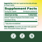 MegaFood Berberine Phytosome, Metabolism & Cholesterol Support, 60 Capsules