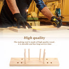 SACATR Bow Maker for Ribbon for Wreaths, Wooden Ribbon Bow Maker Tool