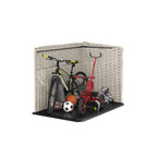 Suncast 5.9' x 3.7' Horizontal Stow-Away Storage Shed, Resin, Hinged Lid