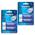 Vaseline Lip Therapy Care Original, Fast-Acting Nourishment, Ideal for Chapped, Dry, Cracked, or Damaged Lips, Lip Balm, 2-Pack of 2, 0.16 Oz Each, 4 Lip Balms