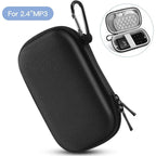 Buy now AGPTEK MP3 MP4 Player Case for 2.4 inch MP3 Player, for Gracioso/for ChenFec/for Safuciiv/for RUIZU/for Aiworth and Other MP3 Players Under 2.4 inch, Portable Case with Metal Carabiner Clip at indiglob india