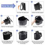 Portable Toilet for Camping, Potty Adults, Porta Travel Commode Bucket Car, Travel, Outdoor, Hiking, Backpack, Trips, Tent, Boat, Beach, Traffic Jam, Home