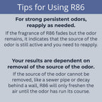R86 Industrial All-Out Odor Eliminator, Removes Dead Animal Odor, Skunk Odor, Urine, Poop, Musty Basement & More – Natural Formula, Use Wet or Dry