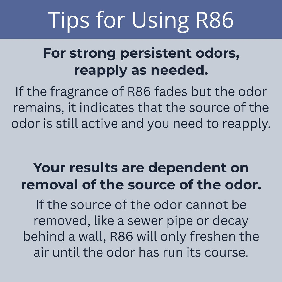 R86 Industrial All-Out Odor Eliminator, Removes Dead Animal Odor, Skunk Odor, Urine, Poop, Musty Basement & More – Natural Formula, Use Wet or Dry