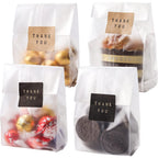 Buy now Cellophane Treat Bags Cookie bags for Packaging Clear Gift Bag with Stickers for Cookies,Candy,Chocolates(Fog,9x3.3inch) at indiglob india