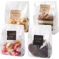 Buy now Cellophane Treat Bags Cookie bags for Packaging Clear Gift Bag with Stickers for Cookies,Candy,Chocolates(Fog,9x3.3inch) 200 Piece Set Fog Color at indiglob india
