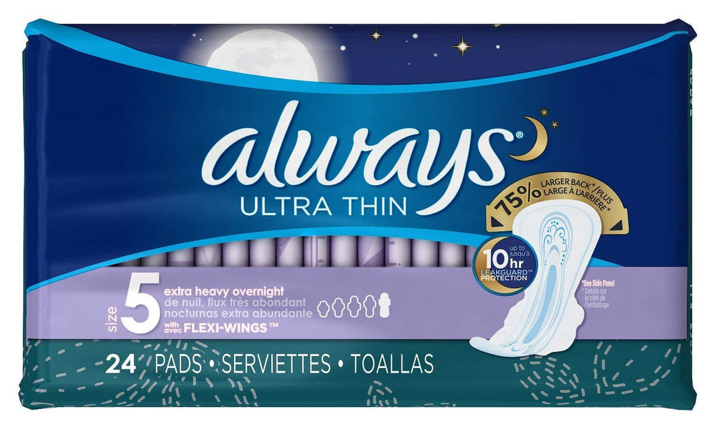 Buy now Always Pads Ultra Thin Size 5-24 Count (3 Pack) at indiglob india