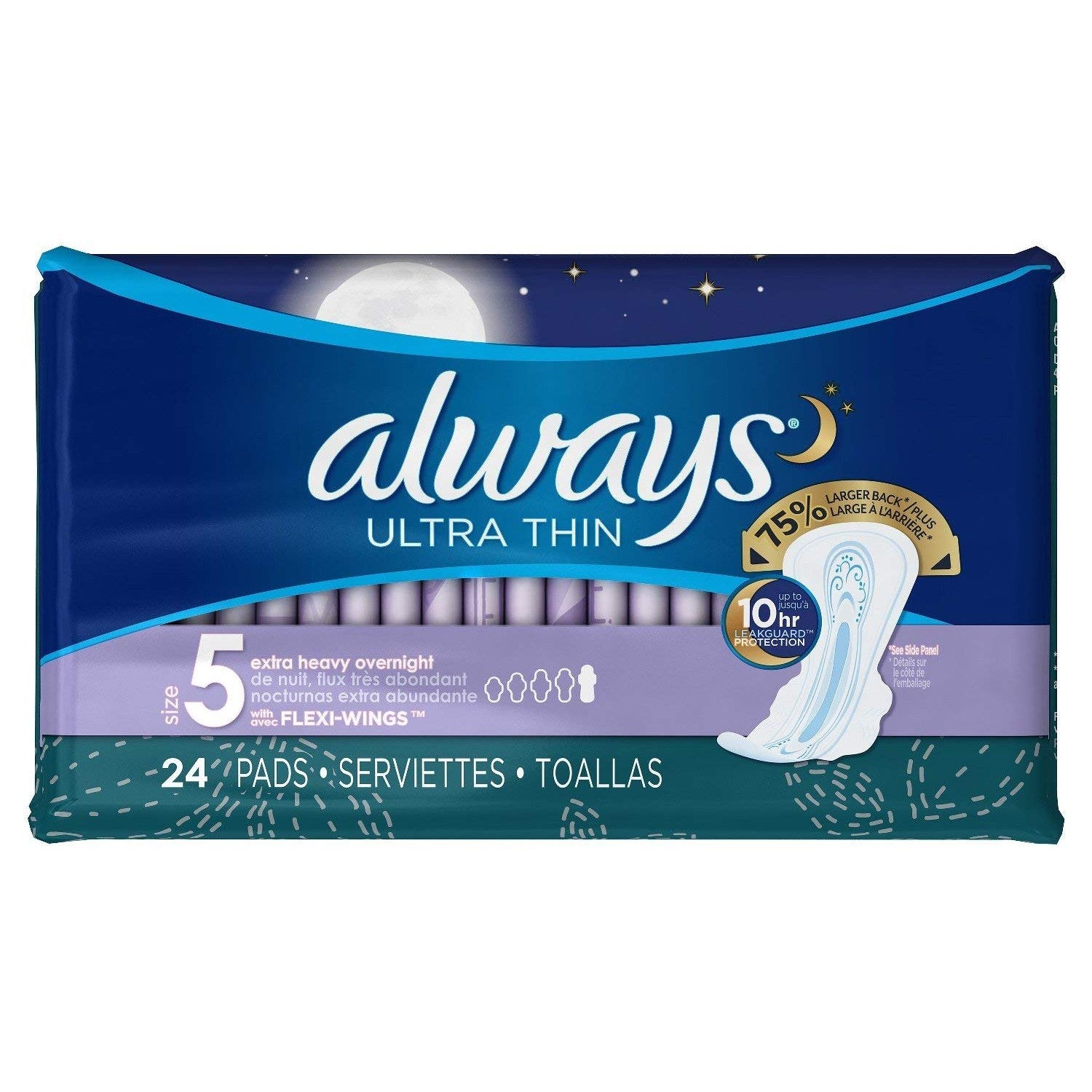 Buy now Always Pads Ultra Thin Size 5-24 Count (3 Pack) at indiglob india