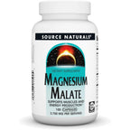 Buy now Source Naturals Magnesium Malate 3750 mg Per Serving Essential Magnesium Malic Acid Supplement - 100 Capsules at indiglob india
