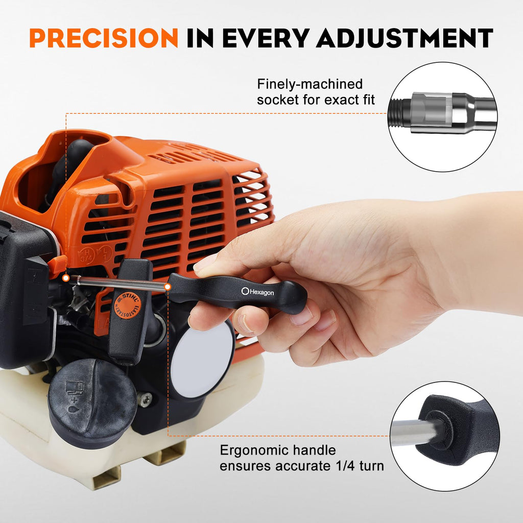 HIPA Pack-of-14 Carburetor Adjustment Tool Kit for Stihl Husqvarna Chainsaw