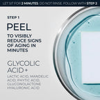 RoC Retinol Correxion Line Smoothing 2-Step Peel Pads with Clinical Retinol & 5-Acid Blend, Resurfacing Treatment for Fine Lines, Dullness, and Pores, 20 Treatments