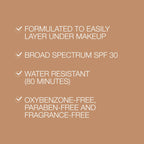 Buy now Neutrogena Purescreen+ Tinted Sunscreen for Face with SPF 30, Broad Spectrum Mineral Sunscreen with Zinc Oxide and Vitamin E, Water Resistant, Fragrance Free, Medium, 1.1 fl oz at indiglob india