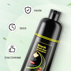 KAISASA Black Hair Dye Shampoo 3 in 1,Hair Color Shampoo for Women and Men | Hair Dye Shampoo Covers Gray Hair