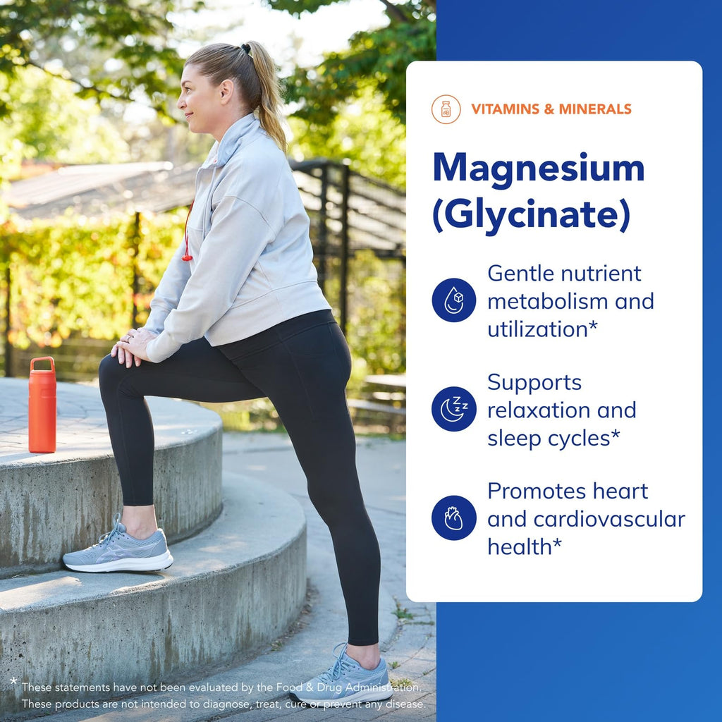 Pure Encapsulations Magnesium (Glycinate), 90 Capsules | Supplement to Support Stress Relief, Sleep, Heart Health, Nerves, Muscles, and Metabolism*, with Magnesium Glycinate