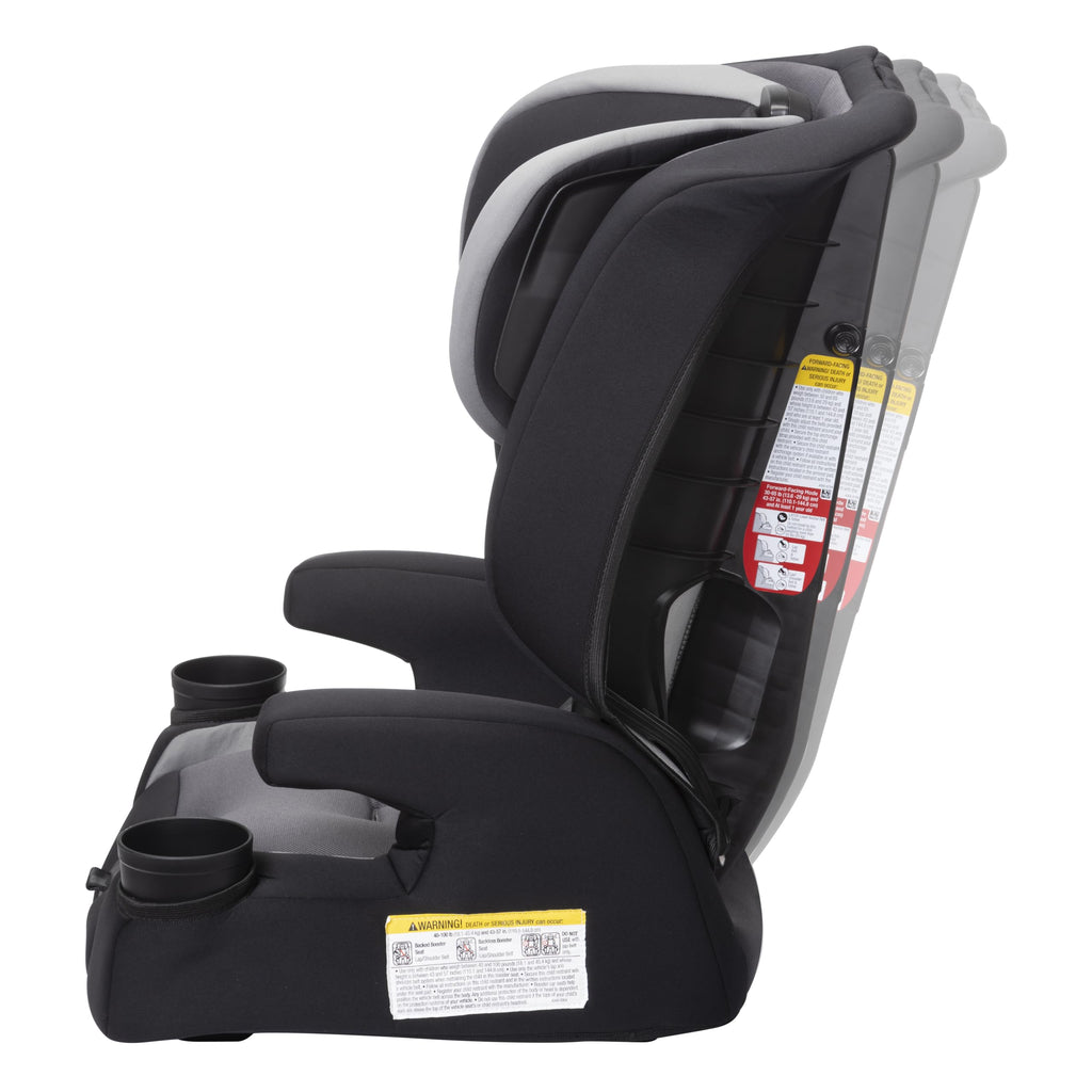 Safety 1st Boost-and-Go Essential 3-in-1 Booster Car Seat, Highback & Backless Modes, Lightweight, Easy Install, Labrador II