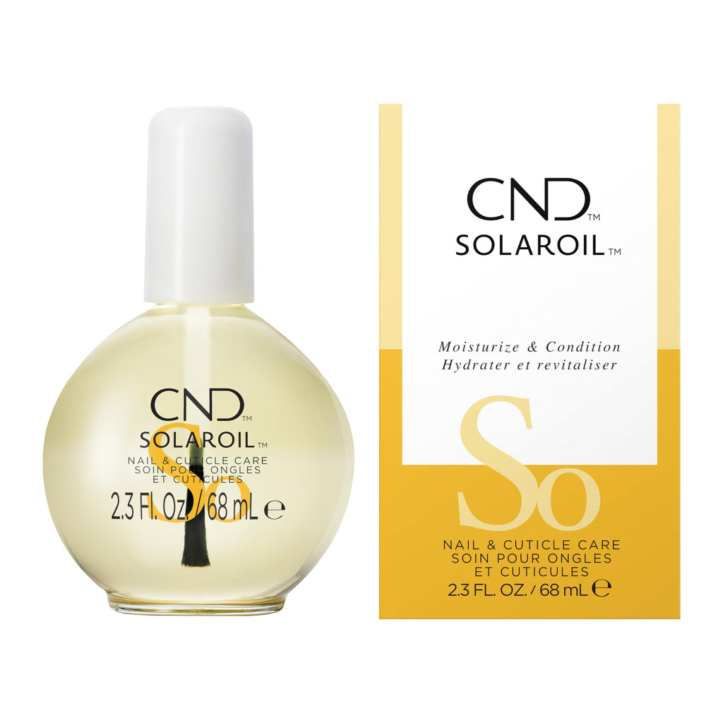 CND SolarOil Cuticle Oil, Natural Blend Of Jojoba, Vitamin E, Rice Bran and Sweet Almond Oils, Moisturizes and Conditions Skin (Packaging May Vary)