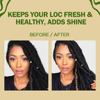 Goiple Loc Moisturizing Spray for Dull, Dry Locs - Daily Passion Fruit Hair and Scalp Moisturizer for Dreadlocks, Microlocks, Braids- Refreshing Moisturizer Loc Spray for Anti-frizz (8.45fl oz)