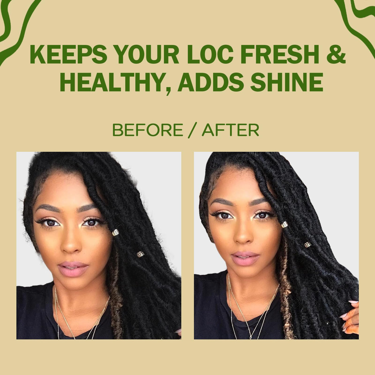 Goiple Loc Moisturizing Spray for Dull, Dry Locs - Daily Passion Fruit Hair and Scalp Moisturizer for Dreadlocks, Microlocks, Braids- Refreshing Moisturizer Loc Spray for Anti-frizz (8.45fl oz)