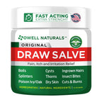 Buy now OWELL Naturals Drawing Salve Ointment for Boil & Cyst Removal, Ingrown Hair, Splinter Remover, Bug Spider Bites, Bee Sting, Mosquito Itching, Poison Ivy, Flare, Hangnail 1 Fl Oz (Pack of 1) at indiglob india