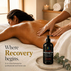 Bruizex 5-in-1 Lymphatic Drainage Massage Oil for Massage Therapy, 8.5 Oz