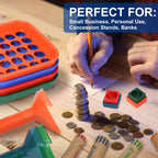 ESSENTIAL Coin Sorter Trays & Coin Counter Tubes