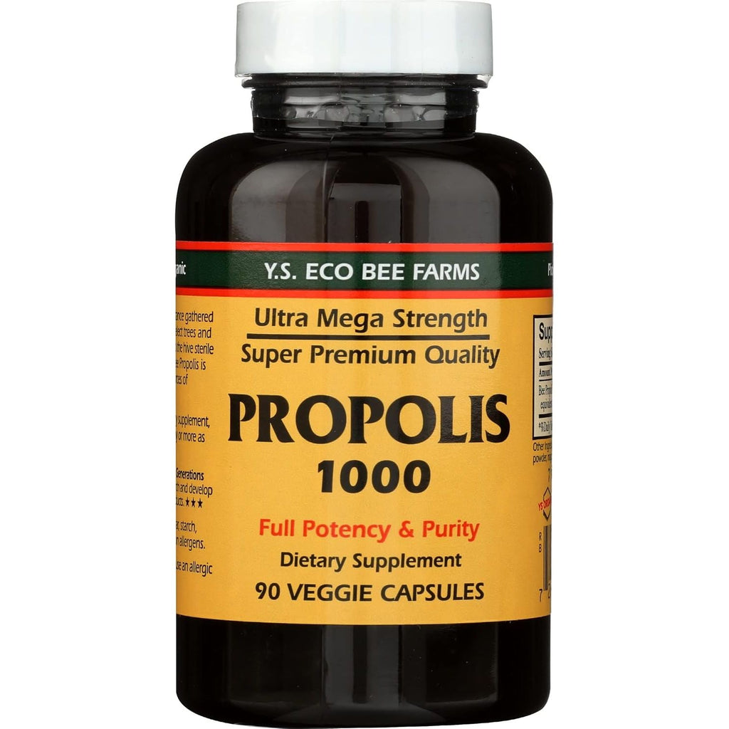 Buy now YS BEE FARMS Propolis 1000 MG, 90 CT at indiglob india