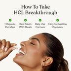 BIOptimizers HCL Breakthrough, Betaine HCl, 90 Pepsin-Free Capsules