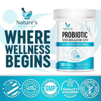 Nature's Physician Probiotics - 100 Billion CFU Per Capsule - 16 Strains + Prebiotics - Best Probiotic Supplement for Women & Men - Supports Immune, Digestive Health, Constipation & Gas - 30 Capsules