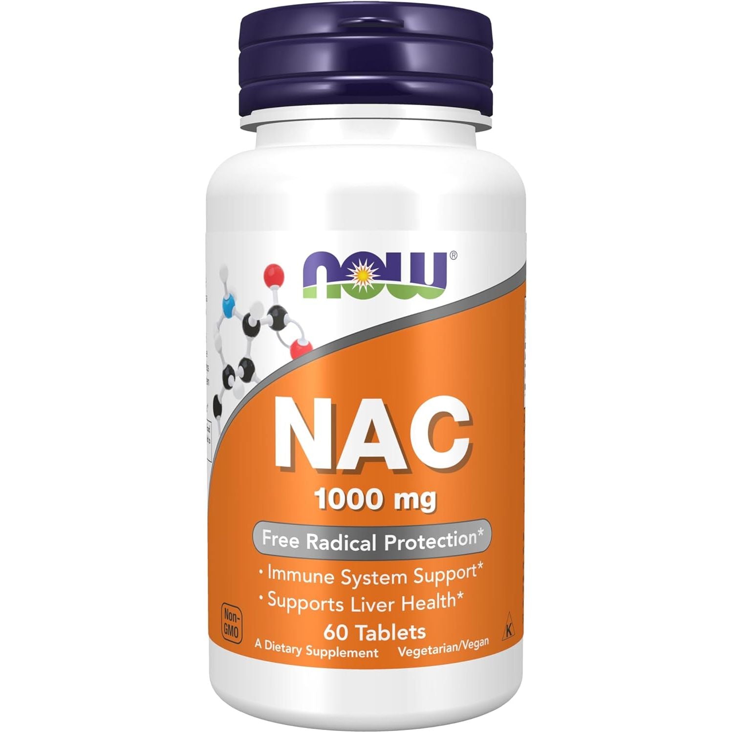 Buy now NOW Foods Supplements, NAC (N-Acetyl-Cysteine) 1,000 mg, Free Radical Protection*, 120 Tablets 60 Count (Pack of 1) at indiglob india