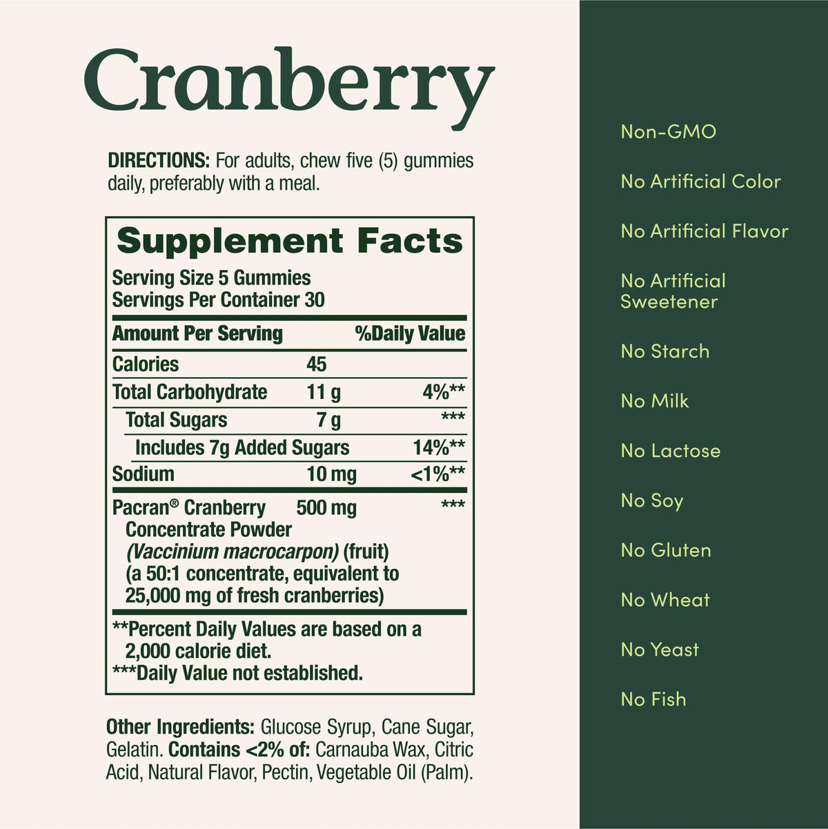 Nature's Bounty Cranberry Gummies, Cran-Raspberry Flavor, 150 Count