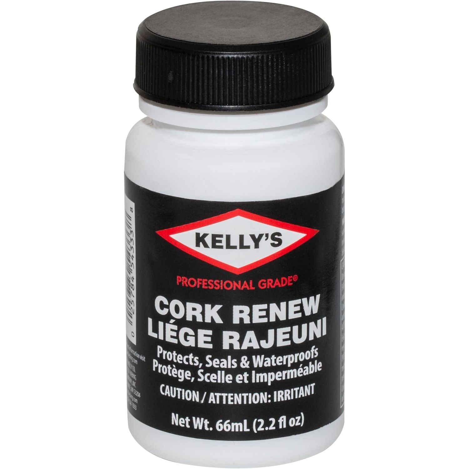 Buy now Kelly's Cork Renew Sealer (2.2 fl oz) - Waterproof & Protect Cork Surfaces w/ Brush Applicator - Water Based Formula Dries Clear, Prevents Drying & Breaking Down of Sandles, Shoes, Fishing Rod, Coasters at indiglob india