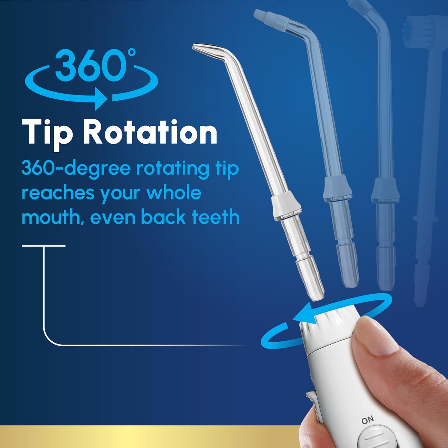 Buy now Waterpik Aquarius Water Flosser For Teeth Cleaning, Gums, Braces, Dental Care, Electric Power With 10 Settings, 7 Tips For Multiple Users And Needs, ADA Accepted, White WP-660, Packaging May Vary at indiglob india