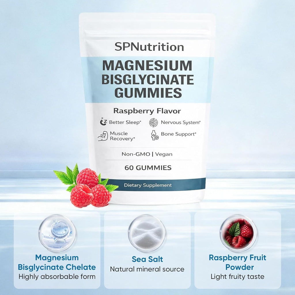 Spnutrition Magnesium Bisglycinate Gummies – Chelated Magnesium Supplement (2)