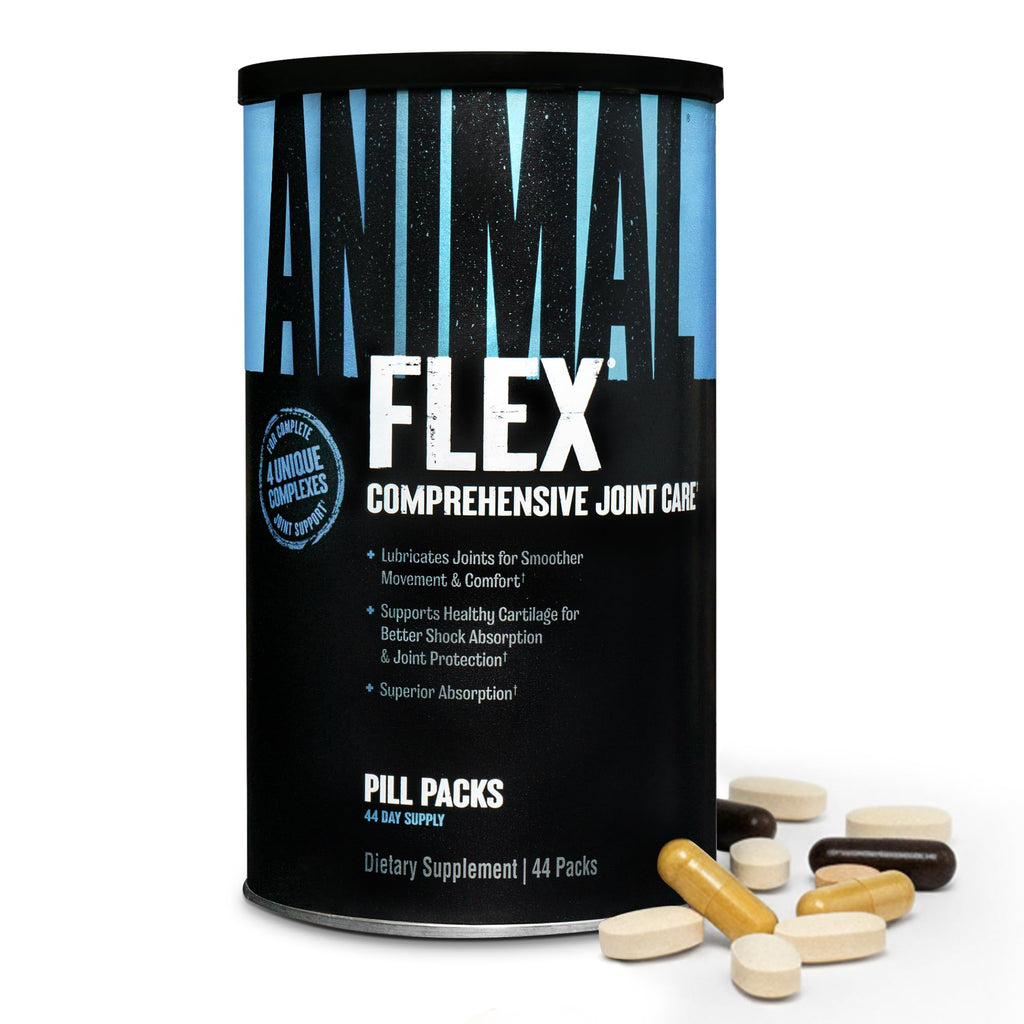 Animal Flex Powder - Joint Support Supplement for Pain Relief, Repair and Restore Muscles with Turmeric, Glucosamine, Chondroitin, MSM, Collagen and Boswellia, Great Tasting Orange Flavor, 30 Scoops