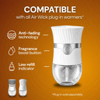 Air Wick Plug-In Scented Oil Refills, Warm Woods & Jasmine, 4 Count