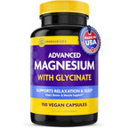 Buy now InnovixLabs Advanced Magnesium Capsules - 150 Ct, 210 mg - Chelated Glycinate and Malate - High Absorption, Promotes Relaxation, Bones, Muscle Health, Vegan Malate Sleep Supplement at indiglob india