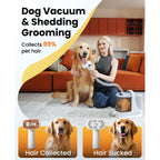 oneisall Dog Grooming Vacuum Kits with Pet Clipper