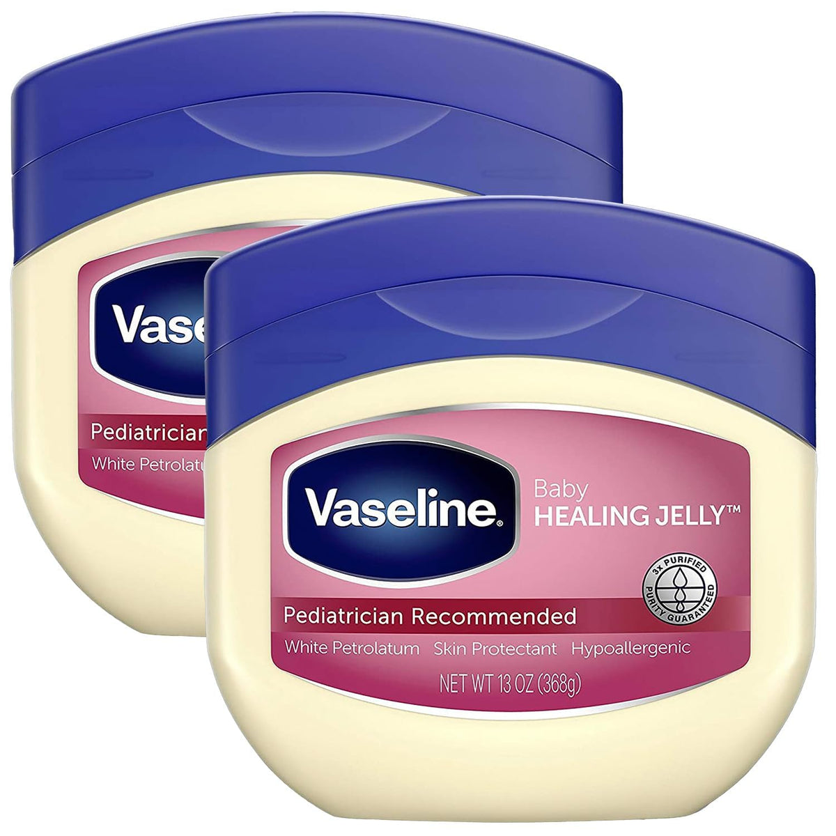 Vaseline Healing Jelly Baby, 2-Pack, 13 Oz Ea