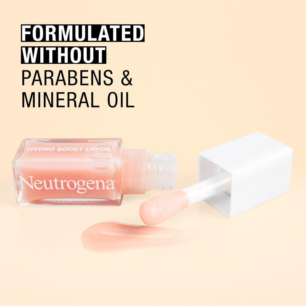 Buy now Neutrogena Hydro Boost Lip Hydration Kit with Light Pink Tinted Lip Oil and Clear Overnight Lip Sleeping Mask, Both with Hyaluronic Acid Designed to Nourish & Hydrate Day & Night, 2 items at indiglob india