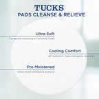 Buy now TUCKS Medicated Cooling Pads, 100 Count â€“ Pads with Witch Hazel, Cleanses Sensitive Areas, Protects from Irritation, Hemorrhoid Treatment, Medicated Pads Used By Hospitals at indiglob india