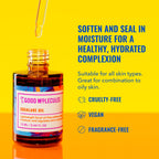 Good Molecules Squalane Oil for Face, Lightweight Facial Oil, 13 ml | Lightweight facial oil that softens and moisturizes skin. Suitable for all skin types.